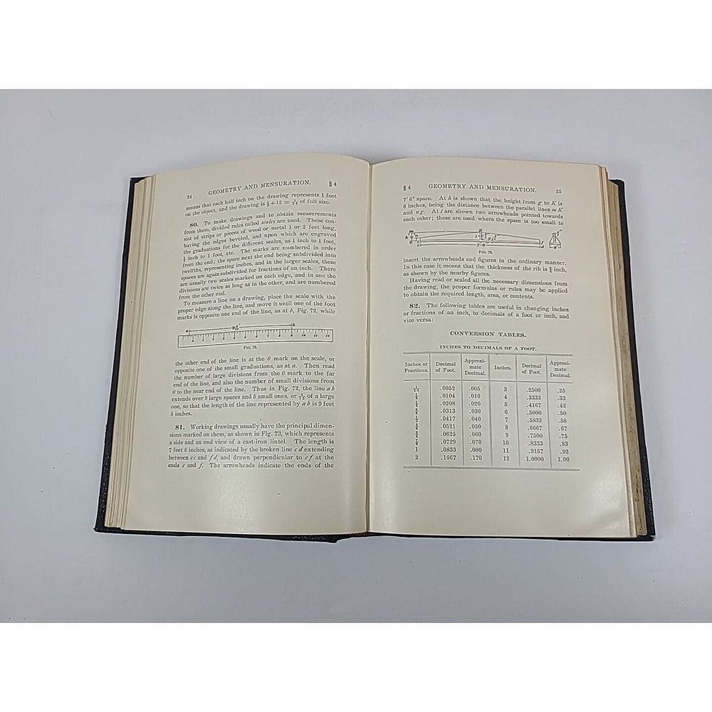 Vintage I.C.S. Reference Library Mathmatics‎ Masonry 1904 - Picture 13 of 16
